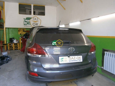 Установка ГБО на авто Toyota Venza 2016    газ на машину Gaz Ok Газ ОК Киев