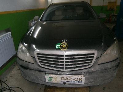 Установка ГБО на авто Mercedes-Benz S 350 4MATIC (W221)  газ на машину Gaz Ok Газ ОК Киев