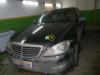 Установка ГБО на авто Mercedes-Benz S 350 4MATIC (W221)  газ на машину Gaz Ok Газ ОК Киев