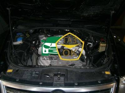 Установка ГБО на Volkswagen Touareg 3.6 V6 FSI 2009 Gaz-Ok