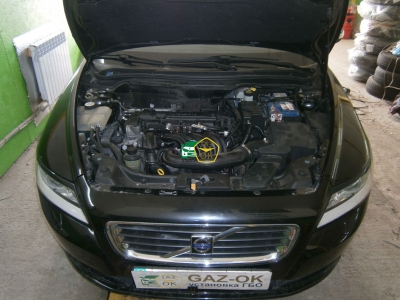 Установка ГБО на авто Volvo S 40   газ на машину Gaz Ok Газ ОК Киев