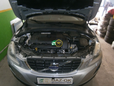 Установка ГБО на авто Volvo XC60 3.0 T6 AWD 2012 газ на машину Gaz Ok Газ ОК Киев