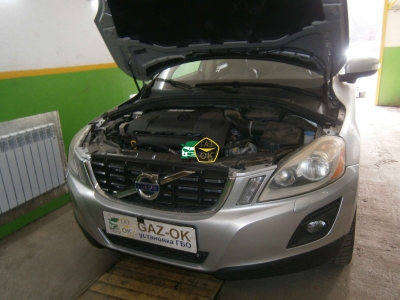 Установка ГБО на авто Volvo XC60 3.0 T6 AWD 2012 газ на машину Gaz Ok Газ ОК Киев