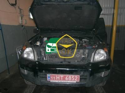 Установка ГБО на Toyota Land Cruiser Prado 2.7 : Gaz-Ok